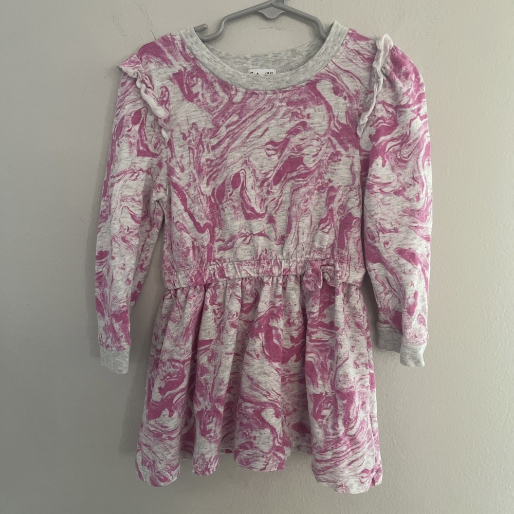 Splendid Pink and Gray Kids Dress